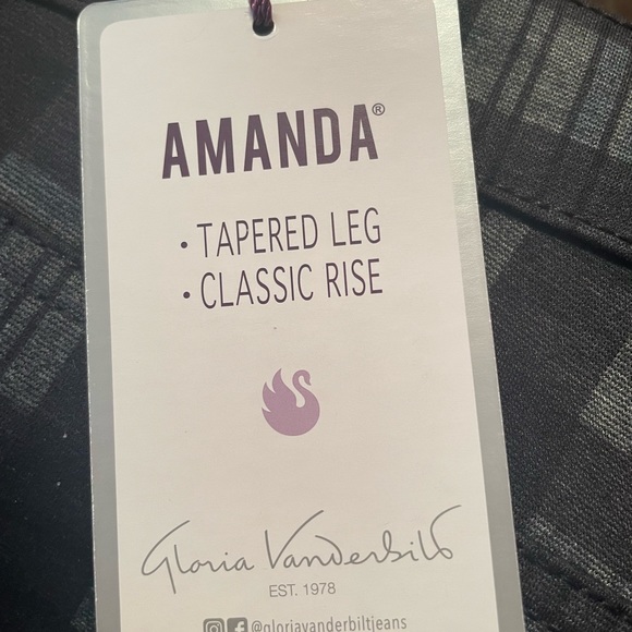 Gloria Vanderbilt Amanda plaid pants size 18 - Picture 9 of 14